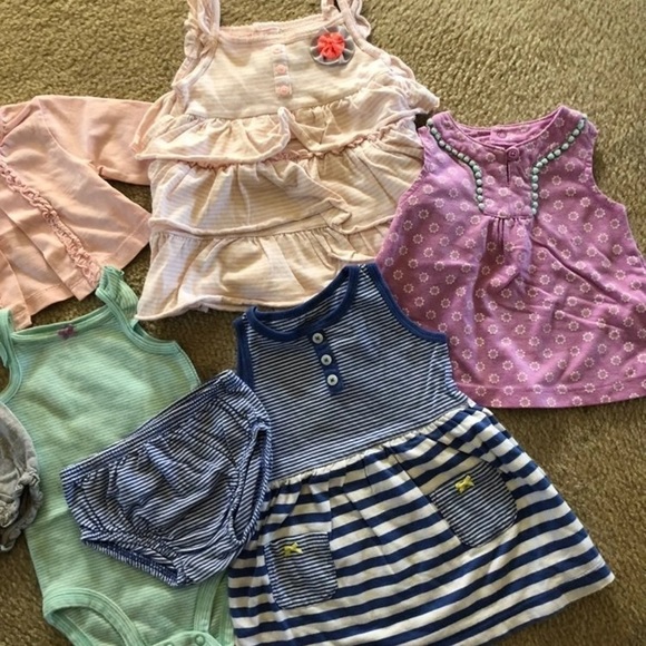 Carter's Baby Girls Dress Bodysuit Short - Picture 3 of 5